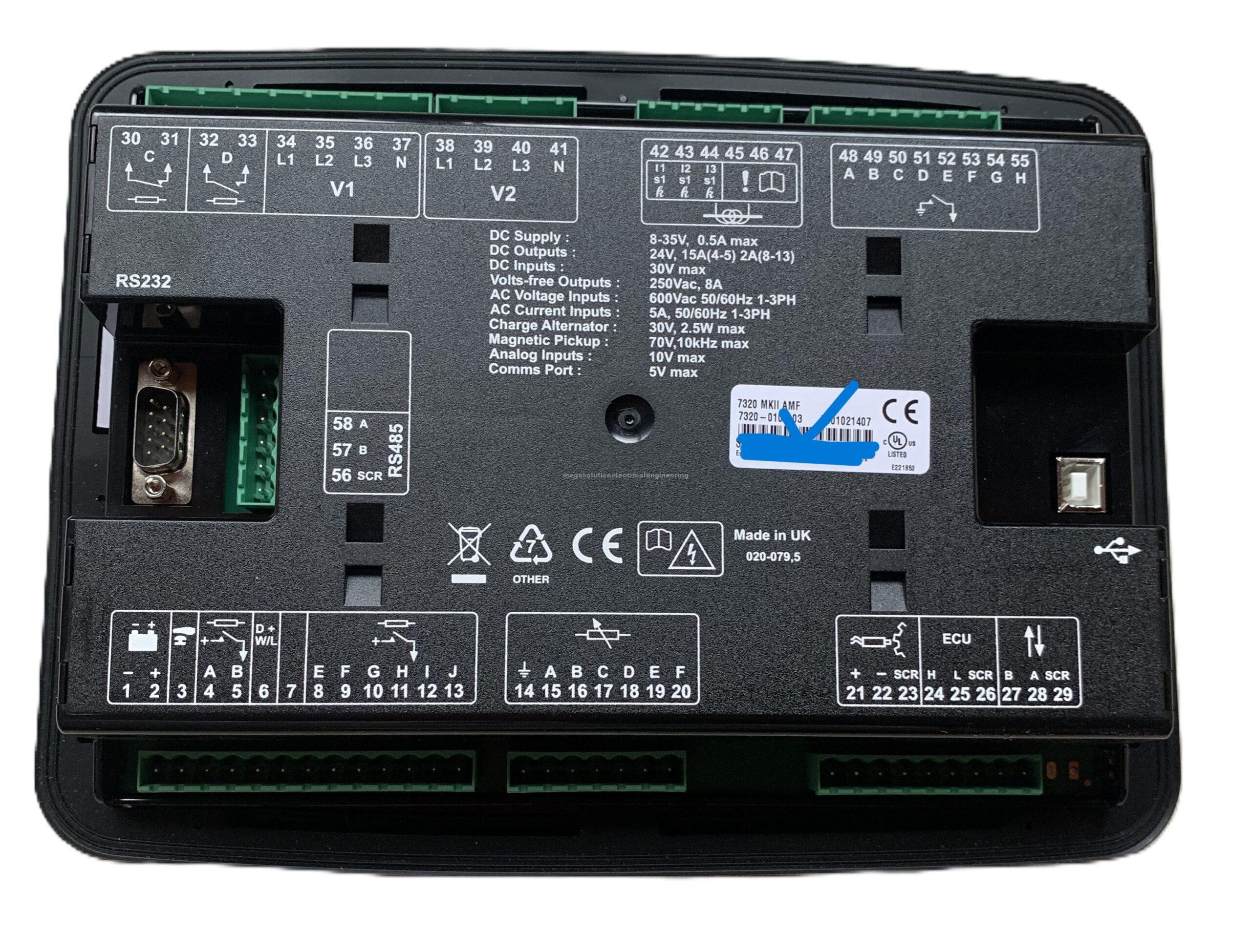 Mega Solution Electrical Engineering Ltd | DSE 7320 MKII Auto Start Controller DSE 7320 MKII