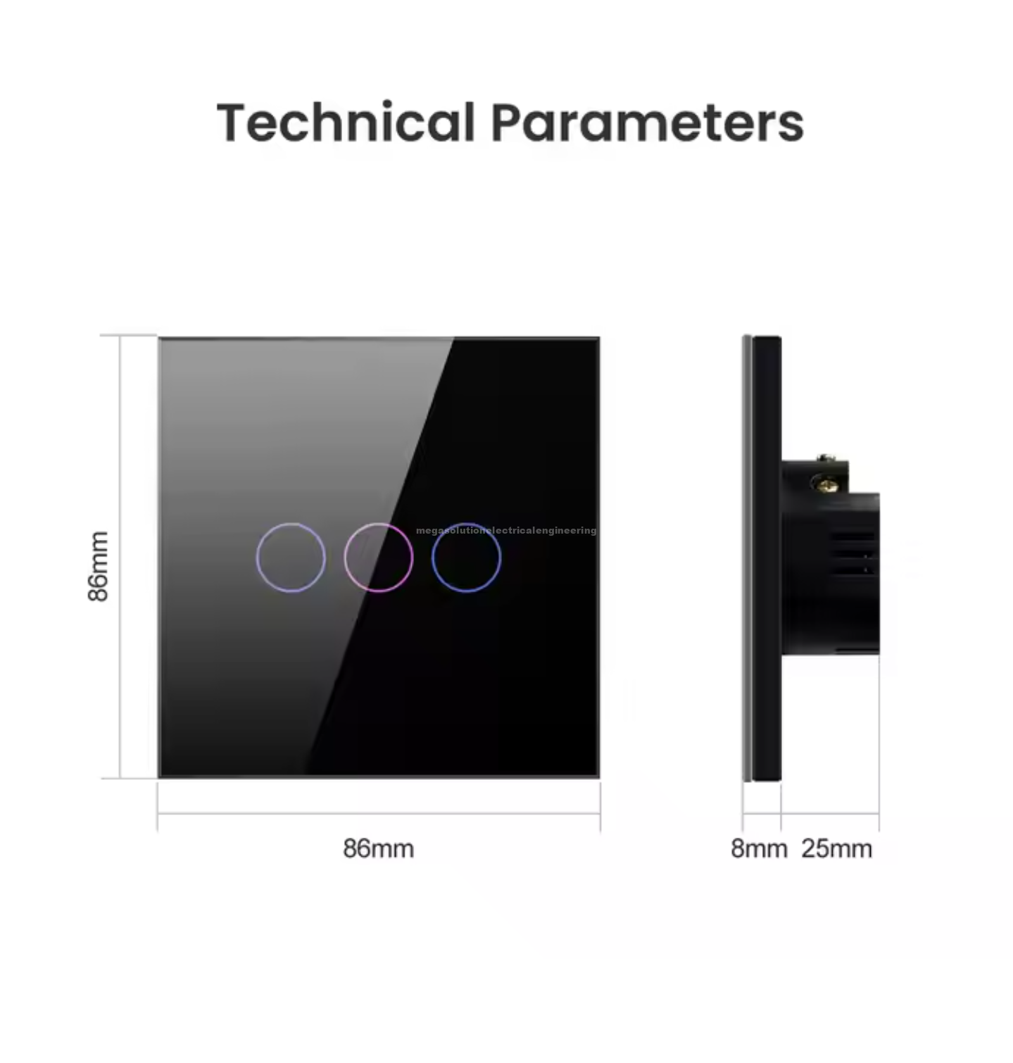 Mega Solution Electrical Engineering Ltd | Smart Touch Wall Switches Smart Touch Wall Switches 5