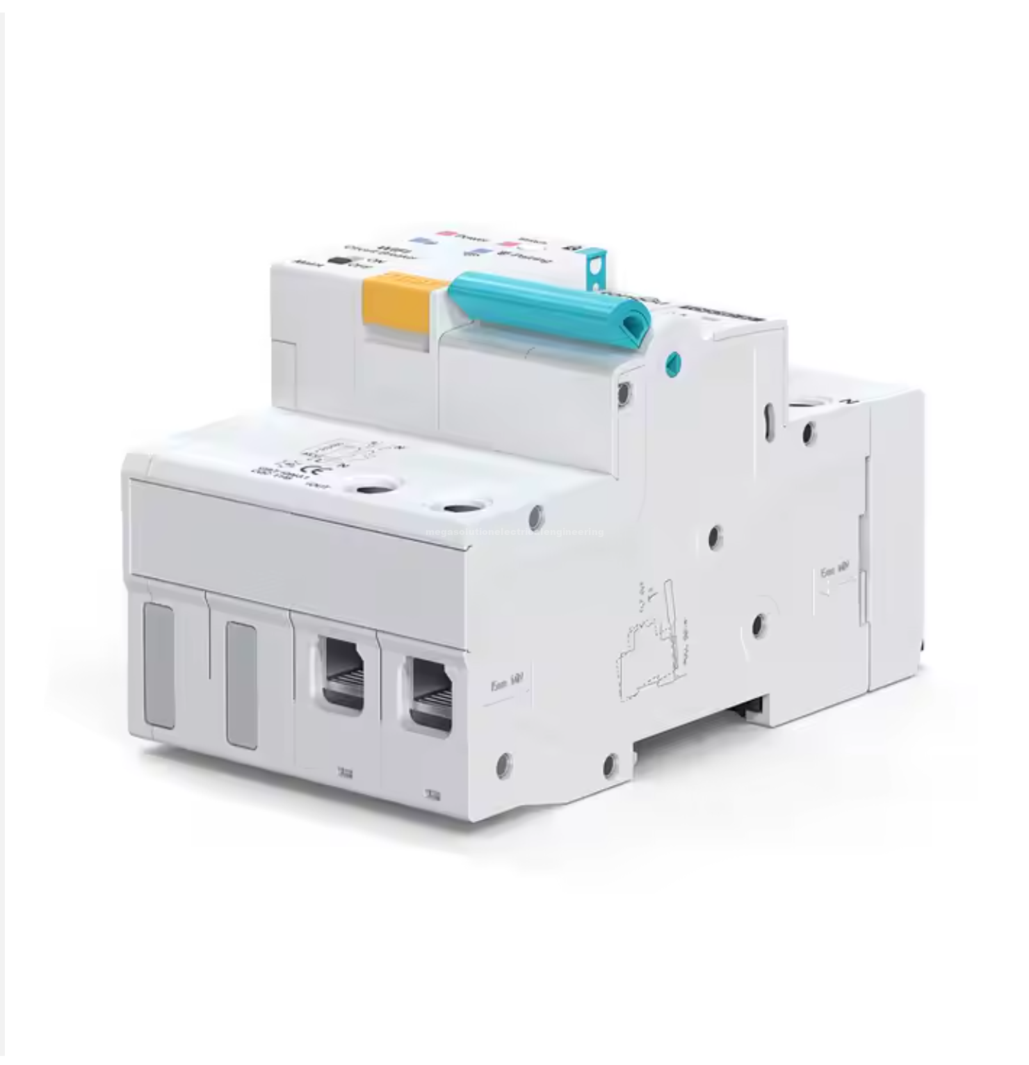 Mega Solution Electrical Engineering Ltd | Smart WiFi RCBO Series Smart RCBO 2P, AC145 - 230V,1-63A adjustable 5