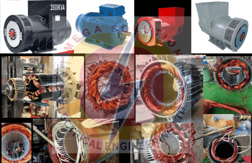 Mega Solution Electrical Engineering Ltd | Services Best Electric Motor Rewinding Services #176