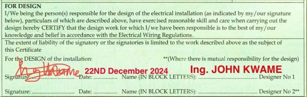 How to Fill Electrical Wiring Certificate (Form A) in Ghana - Mega ...