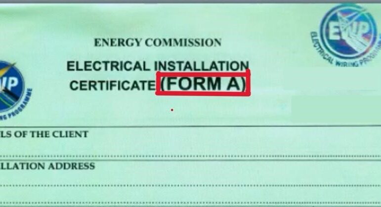 Mega Solution Electrical Engineering Ltd | How to Fill Electrical Wiring Certificate (Form A) in Ghana Post Image