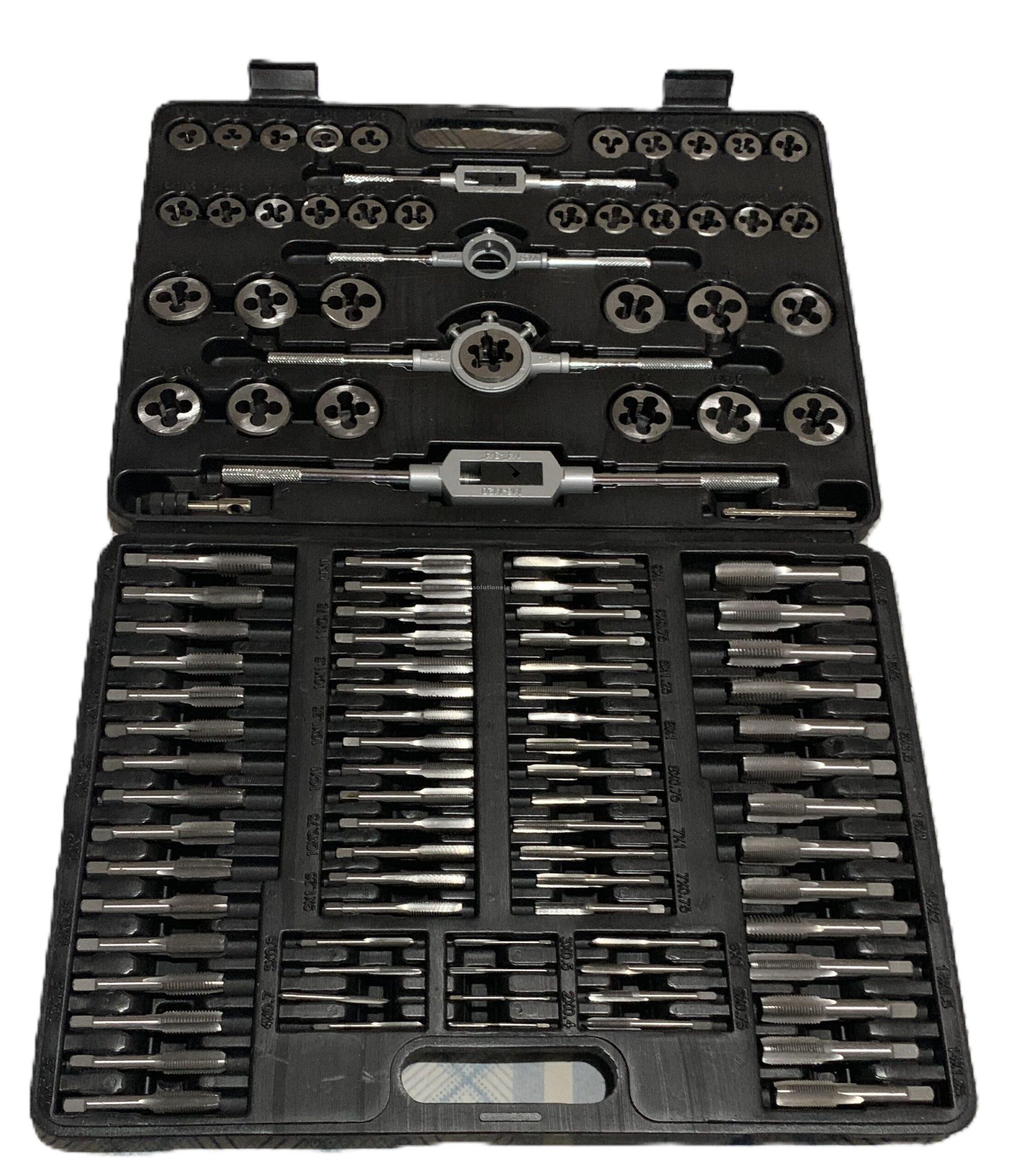 Mega Solution Electrical Engineering Ltd | 110-Piece Tap and Die Set Set of Tap and Die Tool 110 in 1