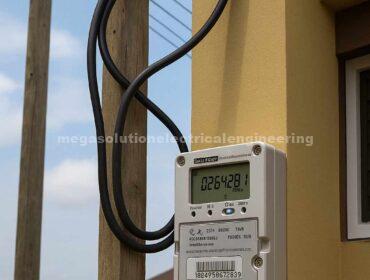 Prepaid Meter on Residential Wall